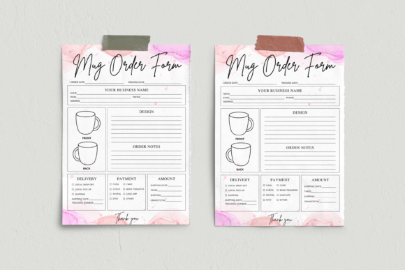 Download Mug Order Form Template - Premium Resources