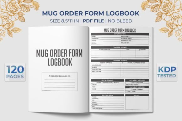 Download Mug Order Form Logbook - Premium Resources