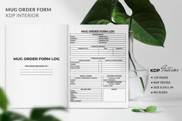 Download Mug Order Form Logbook - Premium Resources