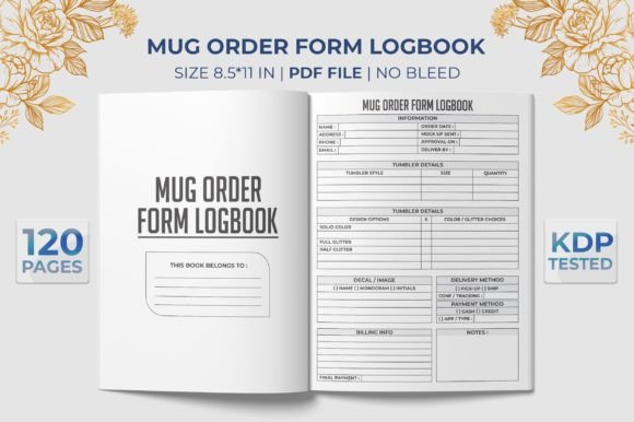 Download Mug Order Form Logbook - Premium Resources