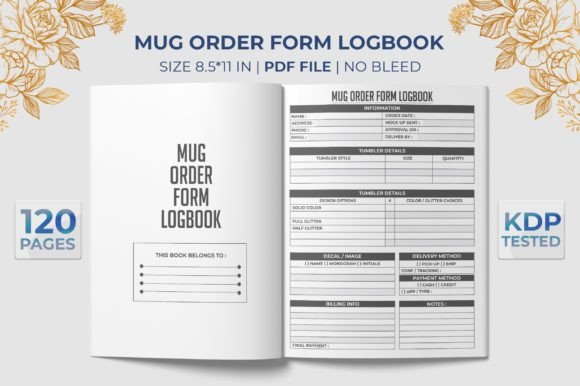 Download Mug Order Form Logbook - Premium Resources